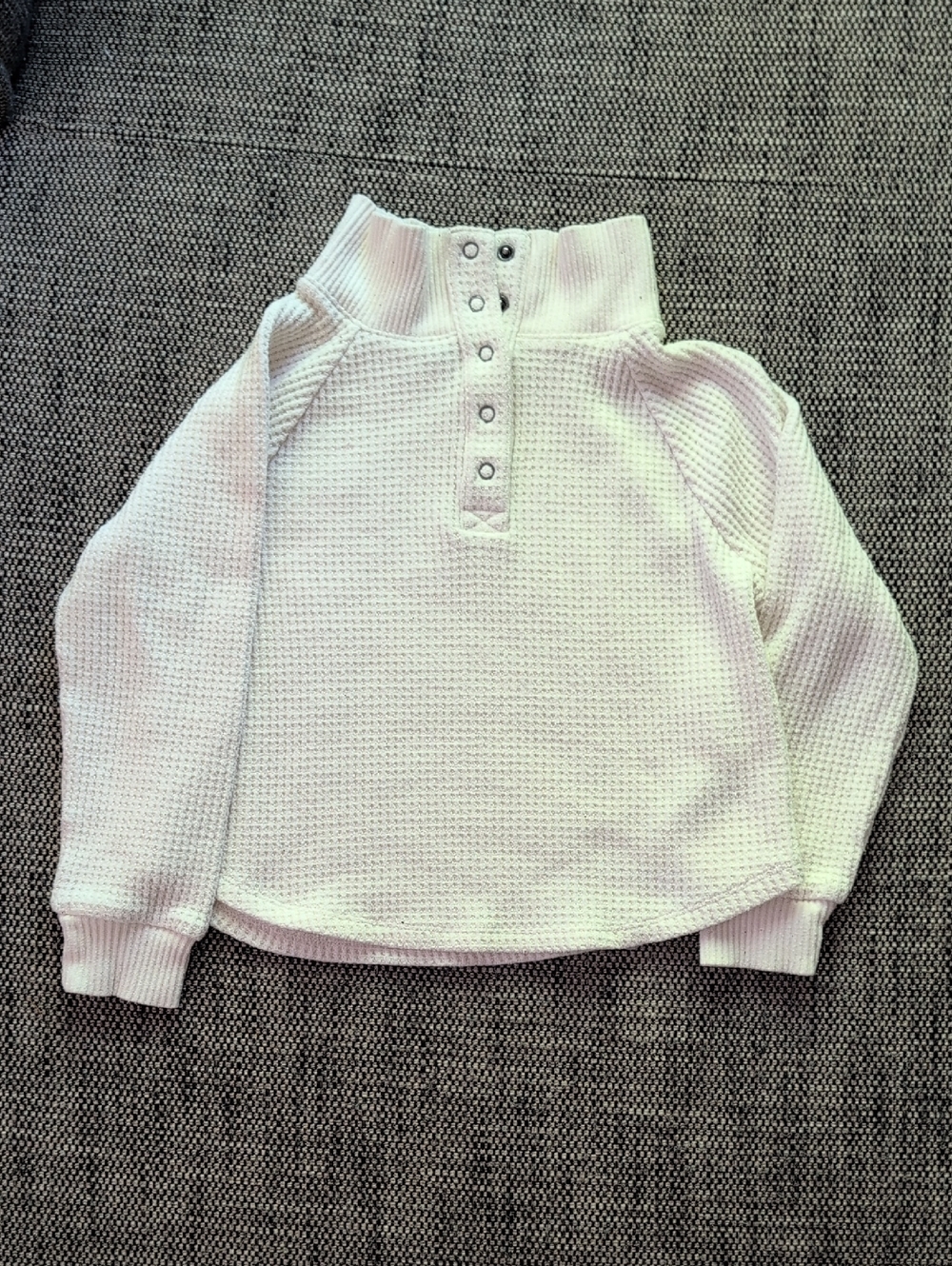 Old Navy Cozyplush Waffle Knit Pullover - Cream